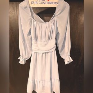 Light blue mini dress